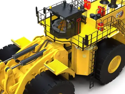 Caterpillar Giant Wheel Loader 3D model