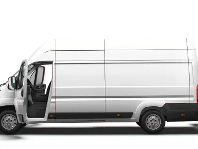 Peugeot Boxer Van L4H3 HQ Interior 2023 3D model