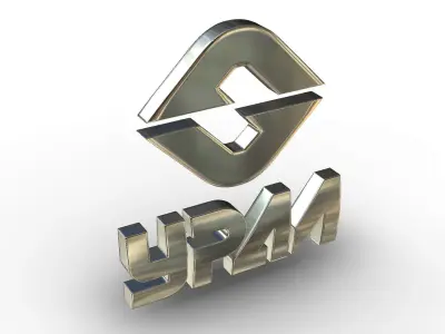 ural logo 3D model