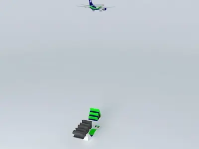 IAMC Boeing 737 300F  2322 Free 3D model