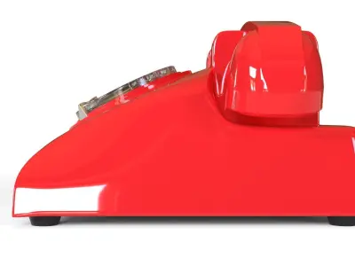 Opis Rotary Retro Telephone 3D model