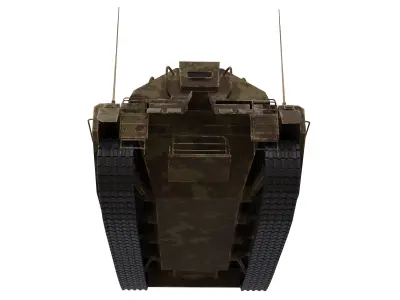 Military Tank Low-poly 3D model shop