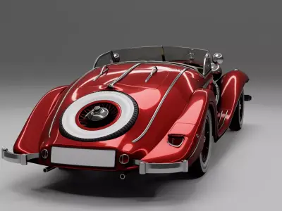 Mercedes 540K 3D model