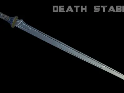 Death Stabber Low-poly 3D model