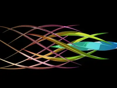 crystal made in Blender 3D 3D model