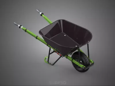 ELECTRIC WHEEL HUB MOTOR DIRECT DRIVE ENGINE WHEELBARROW BARROW 3D model
