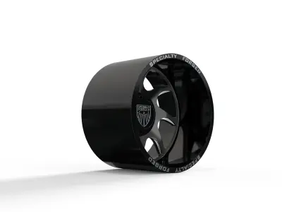 REAR SPECIALITY FORGED D026 WHEEL 3D MODEL 3D model