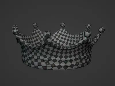 Royal Crown  Low-poly 3D model