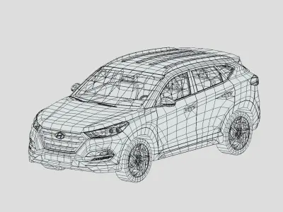 Hyundai Tucson Free 3D model