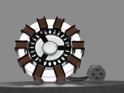 Arc Reactor from iron man By TanKomet 3D model
