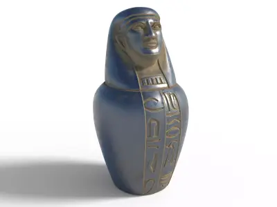 jar 5 Low-poly 3D model