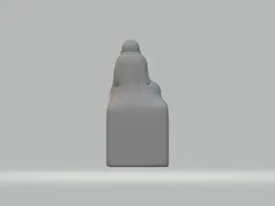 Small Monk Seal 3D print model