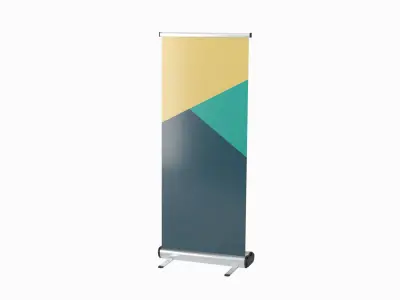 Rollup Stand 3D model