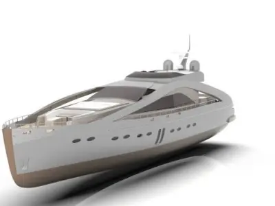 SUPER YACHT CONCEPT DESIGN  3D model