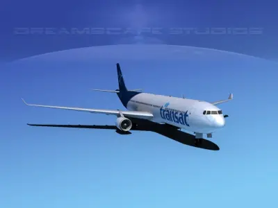 Airbus A330-300 Air Transat 3D model