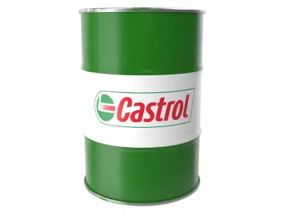 Castrol oil barrel 3D model