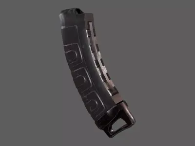 Old Retro Magazine Low-poly 3D model