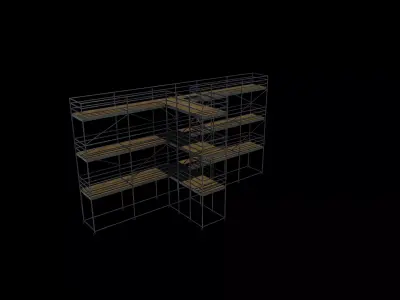 scaffold tower 3D model