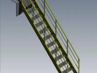 Acces Ladder Free 3D model