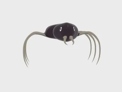 Space Bug Low-poly 3D model
