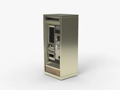 Card Vending Machine Low-poly 3D model