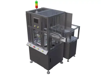 Semi finished locking screw machine 3D model