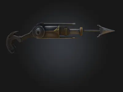 Harpoon Launcher  3D model