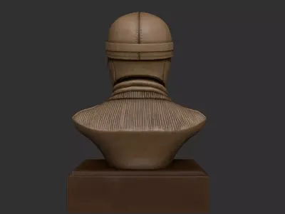 Juan Manuel Fangio Bust 3D print model