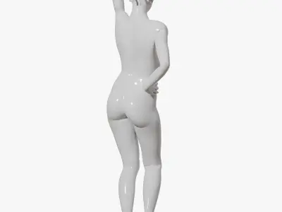  Female mannequin pose 6 PBR 