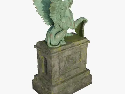  Griffin Statue 