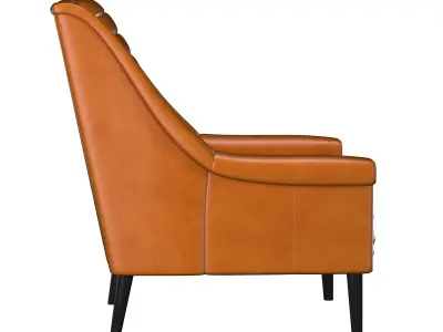 Armchair Alaska Brown 3D model