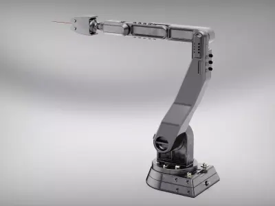 Robotic arm industrial bionic 3D model