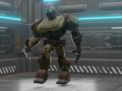 robot 3D model 71