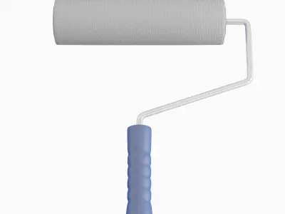Paint Roller 04  Low-poly 3D model
