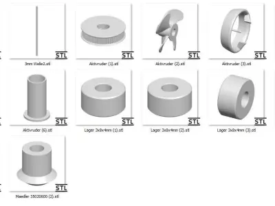Aktivrudder for Shipmodel Modelships Boats 3D print model