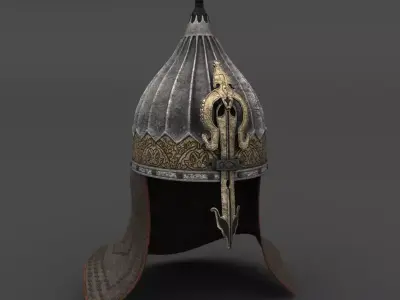 Helmet medieval 3D model