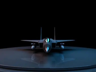 Jet f-15 3D model