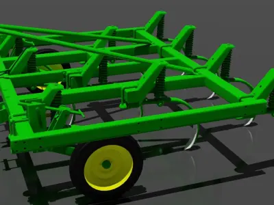 John Deere 1610 Chisel Plow 3D model