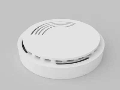 Smoke Detector 3D model buy