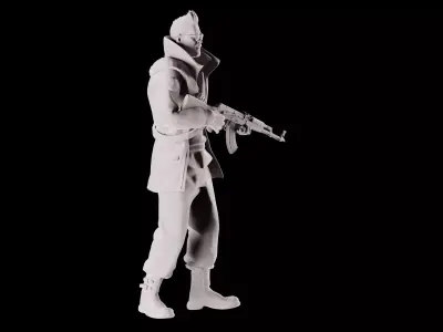 Printable CS2 ROMANOV CHARACTER 3D print model