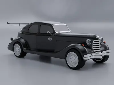 Sport car Free 3D model Polygon mesh