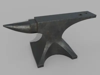 Anvil  Low-poly 3D model