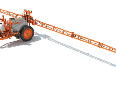 Jacto Trailed Farm Sprayer 3D model