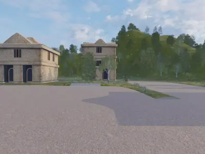 Hillside Settlement 3D model
