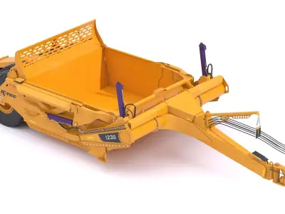 K-Tec Direct Mount Scrapers 1230  3D model