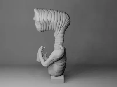 ET loosely based of the Movie 3D print model