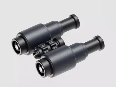 Binoculars Low-poly 3D model order