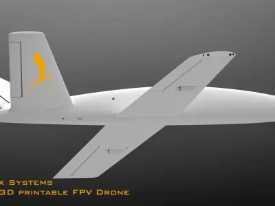 3D printable RC Drone FPVX 3D print model