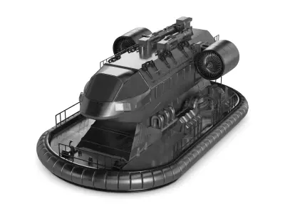 Hovercraft 3D model from CGTrader