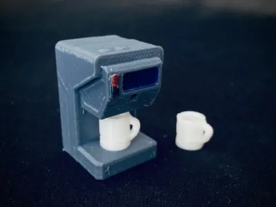 Custom Sci Fi Coffee Machine 3D print model